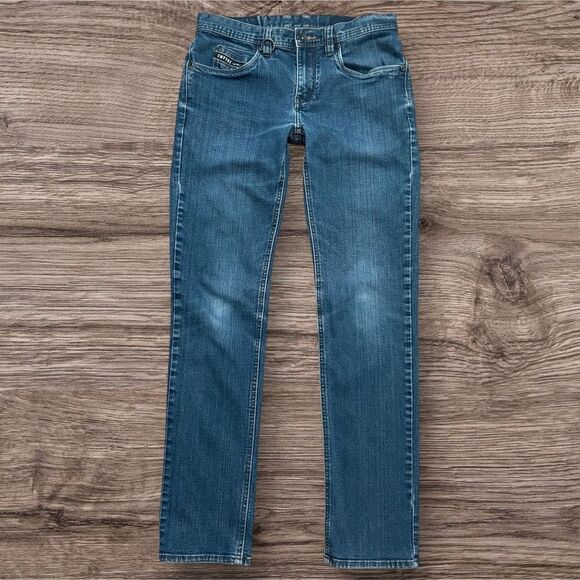 Empyre Men’s Slim Fit Blue Jeans Stylish Denim with Stretch Size Approx 30x30 - Picture 1 of 10